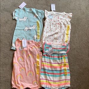 Lot of 4 Carter’s Rompera